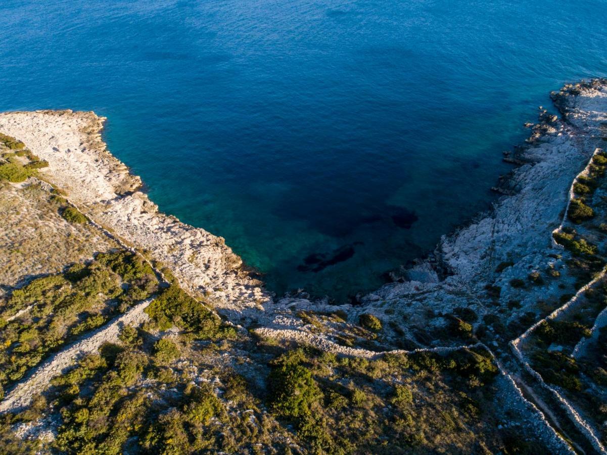 Villa Diomedes With The Sea View And The Pool Rogoznica  Zewnętrze zdjęcie